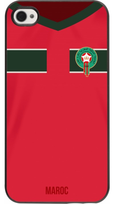 iPhone 4/4s Case Hülle - Marokko 2022 personalisierbares Fussballtrikot