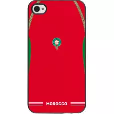 iPhone 4/4s Case Hülle - Marokko 2026 personalisierbares Fussballtrikot