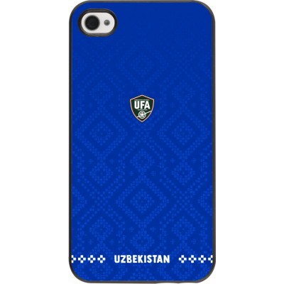 Coque iPhone 4/4s - Maillot de football Ouzbékistan 2026 personnalisable