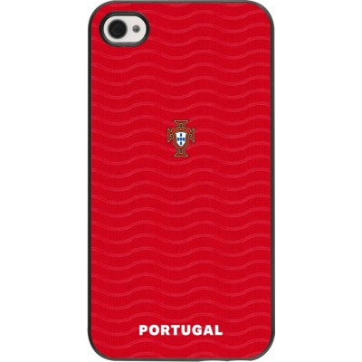 Coque iPhone 4/4s - Maillot de football Portugal 2026 personnalisable