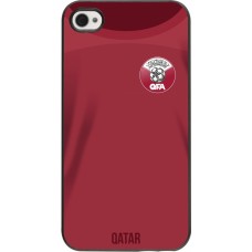 iPhone 4/4s Case Hülle - Katar 2022 personalisierbares Fussballtrikot