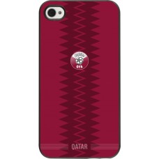 iPhone 4/4s Case Hülle - Qatar 2026 personalisierbares Fussballtrikot