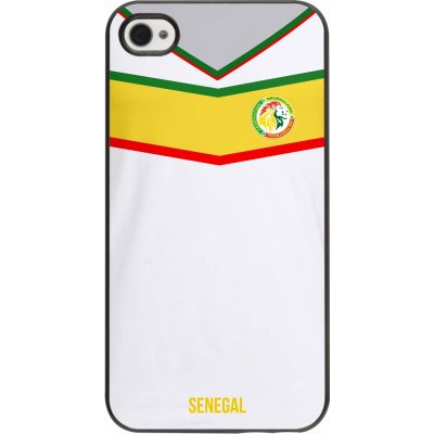 Coque iPhone 4/4s - Maillot de football Senegal 2022 personnalisable
