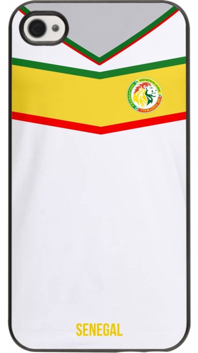 Coque iPhone 4/4s - Maillot de football Senegal 2022 personnalisable