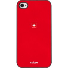iPhone 4/4s Case Hülle - Schweiz 2026 personalisierbares Fussballtrikot