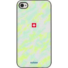 iPhone 4/4s Case Hülle - Schweiz Away 2026 personalisierbares Fussballtrikot