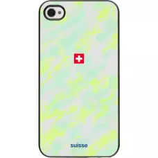 iPhone 4/4s Case Hülle - Schweiz Away 2026 personalisierbares Fussballtrikot