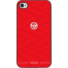 Coque iPhone 4/4s - Maillot de football Tunisie 2026 personnalisable