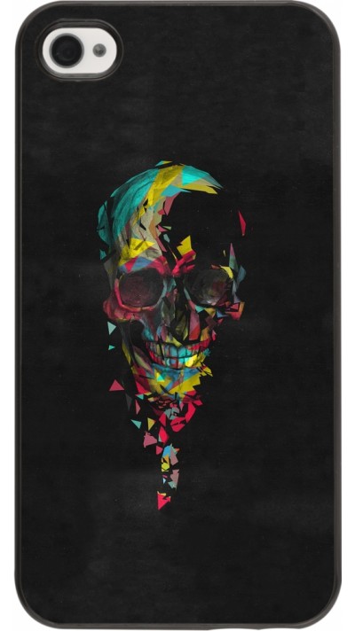 iPhone 4/4s Case Hülle - Halloween 22 colored skull