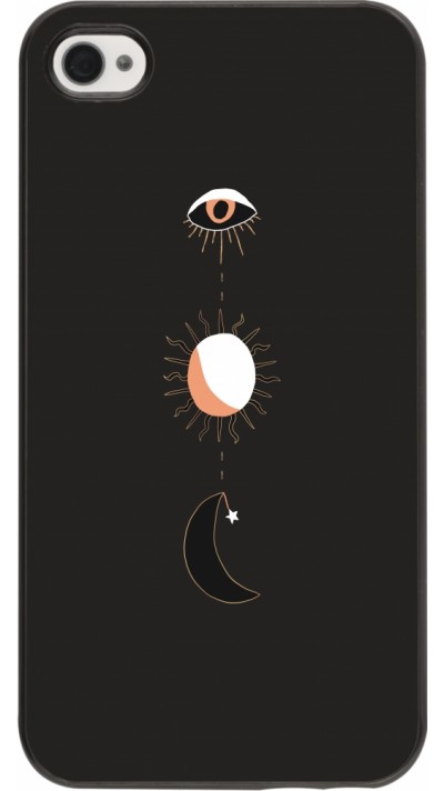 Coque iPhone 4/4s - Halloween 22 eye sun moon
