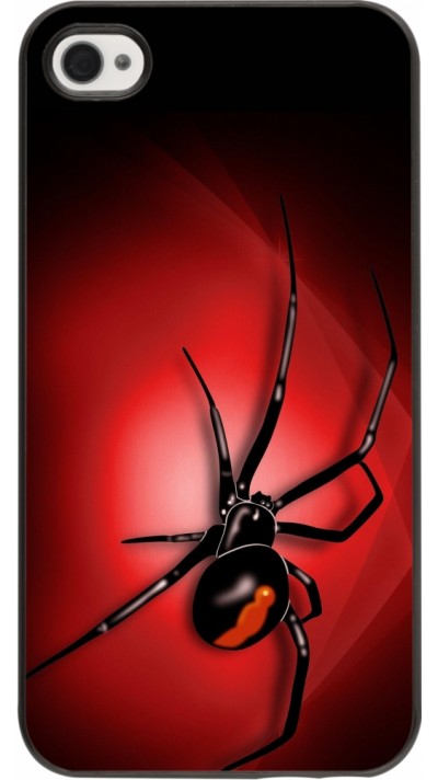 Coque iPhone 4/4s - Halloween 2023 spider black widow