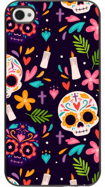 iPhone 4/4s Case Hülle - Halloween 2023 mexican style