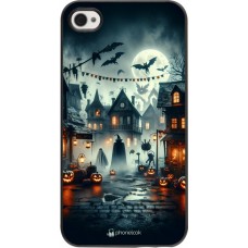 iPhone 4/4s Case Hülle - Halloween Spukstadt