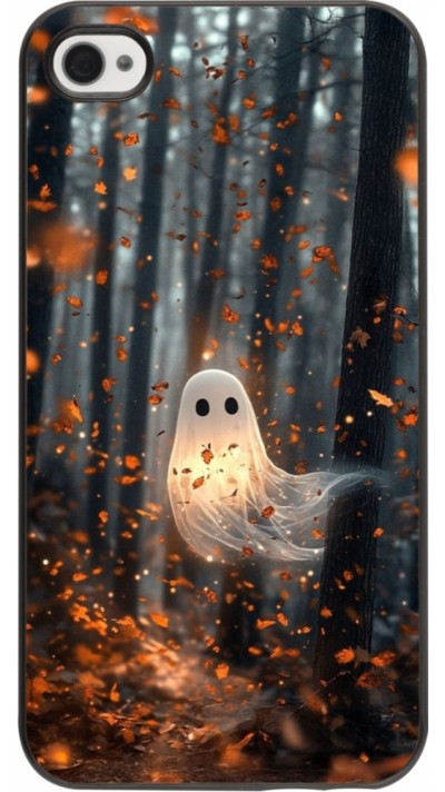 Coque iPhone 4/4s - Halloween 2025 Ghost in the forest