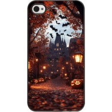 Coque iPhone 4/4s - Halloween 2025 Haunted house