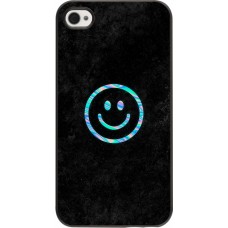 Coque iPhone 4/4s - Happy smiley irisé