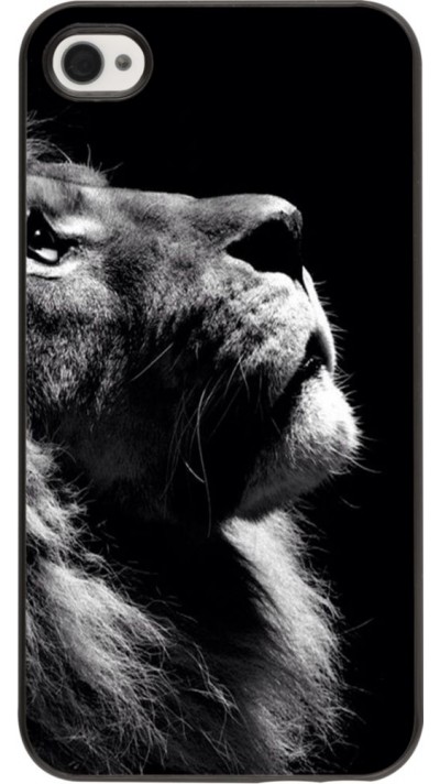 Coque iPhone 4/4s - Lion looking up