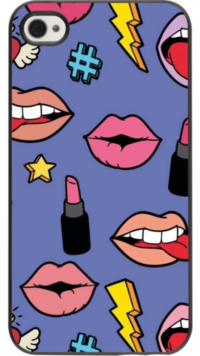 Coque iPhone 4/4s - Lips and lipgloss