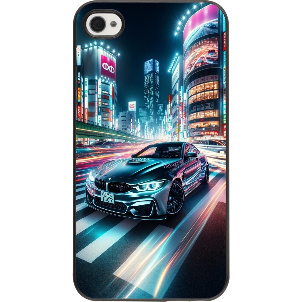 iPhone 4/4s Case Hülle - BMW M4 Tokio Nacht