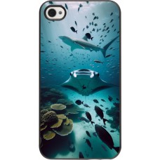iPhone 4/4s Case Hülle - Manta Lagune Reinigung