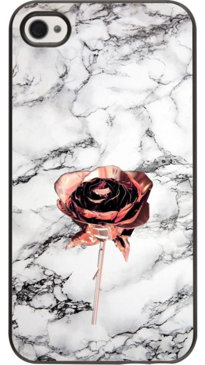 Coque iPhone 4/4s - Marble Rose Gold