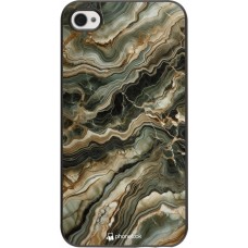 iPhone 4/4s Case Hülle - Oliv Marmor