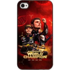 Coque iPhone 4/4s - Max Verstappen Champion 2023