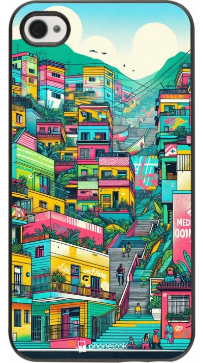 Coque iPhone 4/4s - Medellin Comuna 13 Art