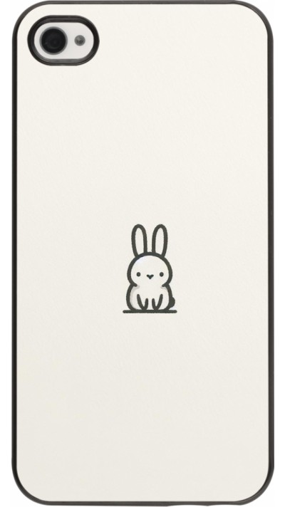 Coque iPhone 4/4s - Minimal bunny cutie