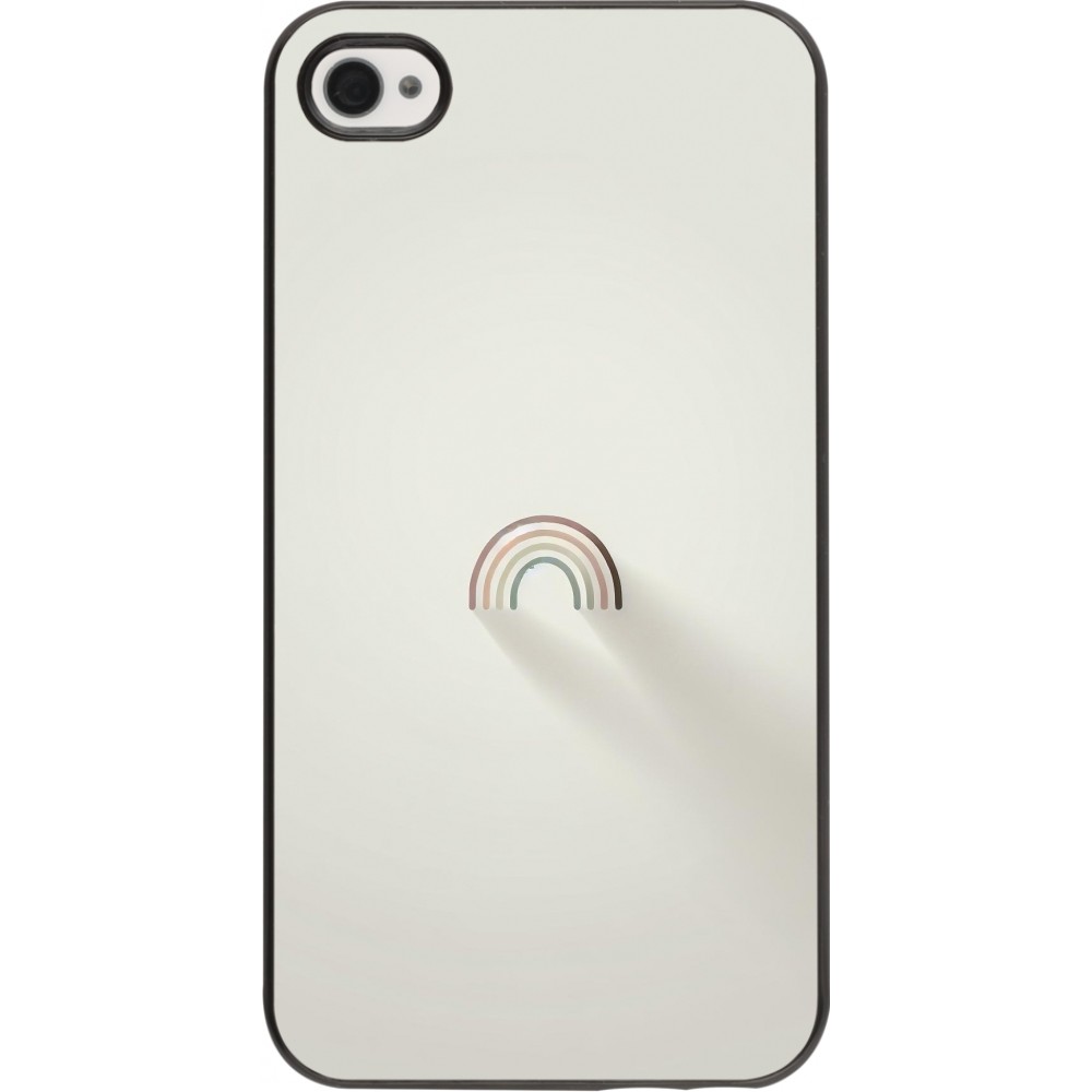 iPhone 4/4s Case Hülle - Mini Regenbogen Minimal