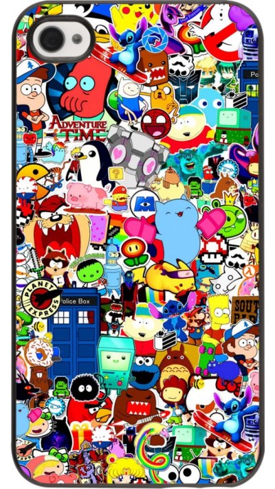 Coque iPhone 4/4s - Mixed cartoons