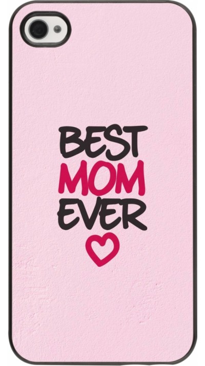 iPhone 4/4s Case Hülle - Mom 2023 best Mom ever pink