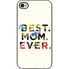 Coque iPhone 4/4s - Mom 2023 best Mom ever flowers