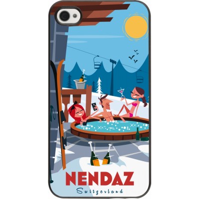 Coque iPhone 4/4s - Nendaz Mountain Jacuzzi