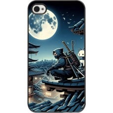 Coque iPhone 4/4s - Ninja sous la lune