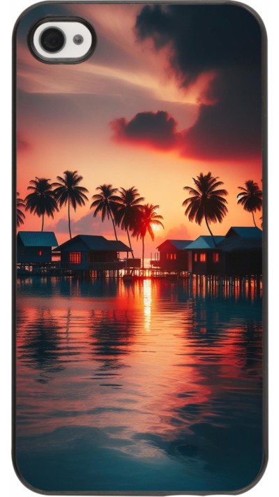 iPhone 4/4s Case Hülle - Paradies Malediven