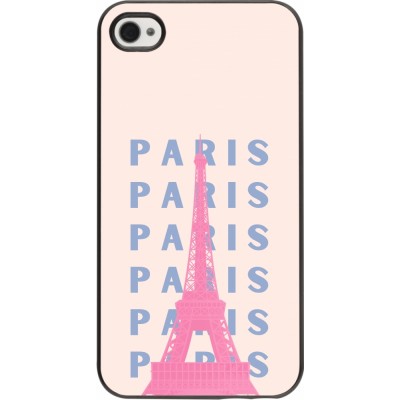 Coque iPhone 4/4s - Paris Pink Print
