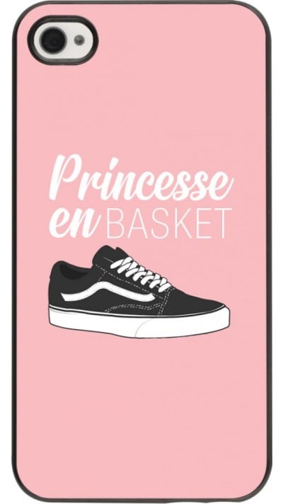 Coque iPhone 4/4s - princesse en basket