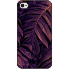 iPhone 4/4s Case Hülle - Purple Light Leaves