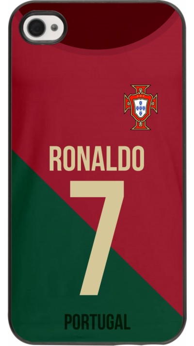 Coque iPhone 4/4s - Football shirt Ronaldo Portugal