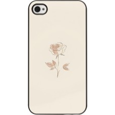 iPhone 4/4s Case Hülle - Rosa Sand Minimalistisch