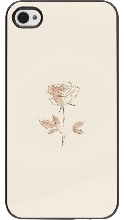Coque iPhone 4/4s - Sable Rose Minimaliste