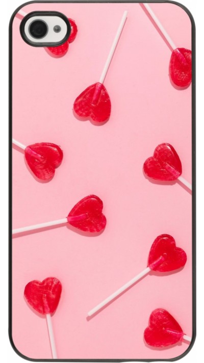 Coque iPhone 4/4s - Saint Valentines Day 26 Lollipop