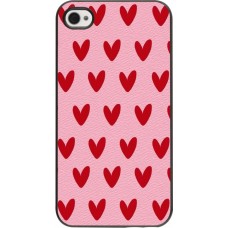Coque iPhone 4/4s - Saint Valentines Day 26 Pattern heart