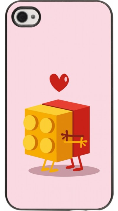Coque iPhone 4/4s - Saint Valentines Day 26 Puzzle