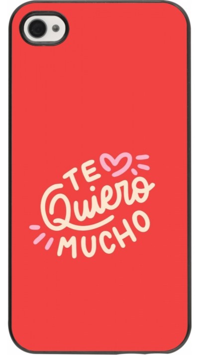 Coque iPhone 4/4s - Saint Valentines Day 26 Te quiero mucho