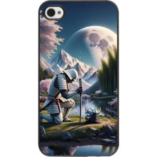 Coque iPhone 4/4s - Samurai Katana Lune