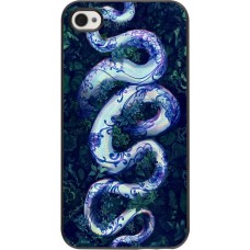 iPhone 4/4s Case Hülle - Snake Blue Anaconda