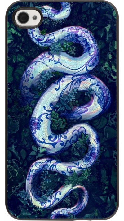 Coque iPhone 4/4s - Serpent Blue Anaconda