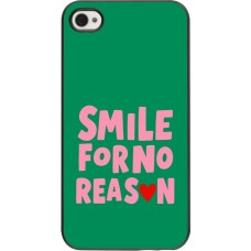 iPhone 4/4s Case Hülle - Smile for no reason 2026